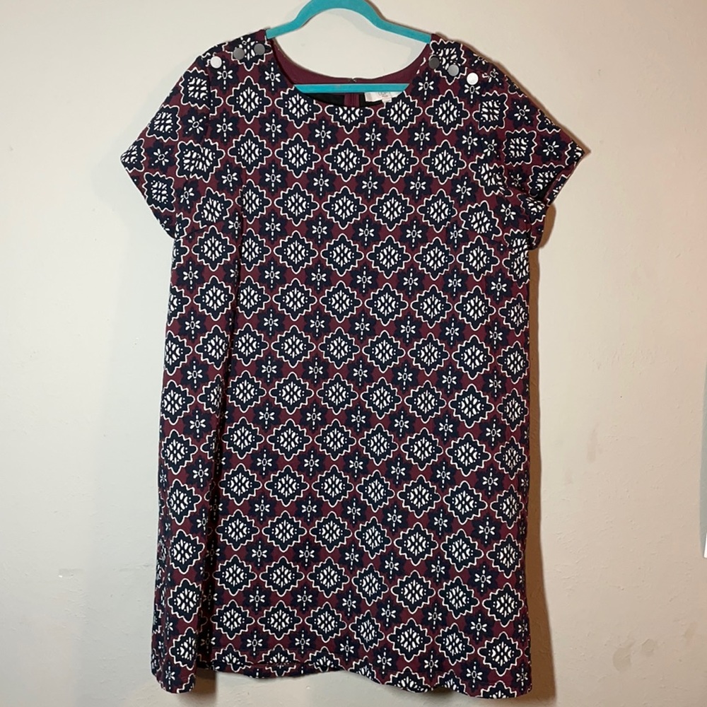 LOFT Plus Knit Shift Dress